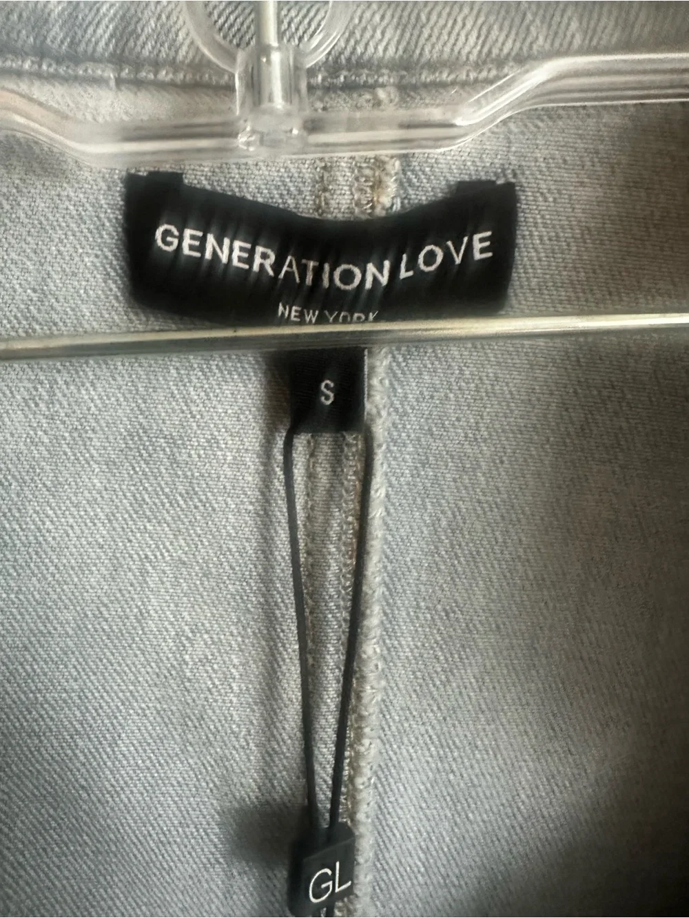 Camilla denim trench jacket